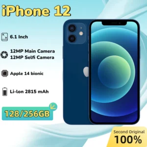 IPHONE 12 128GB 256GB Second Fullset Unlocked Original100% Mulus iCloud Aman Like New Phone12 IP12