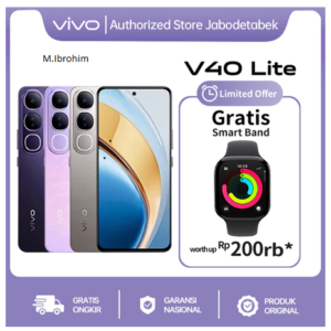 Vivo V40 Lite AI Aura Light 80 Watt Flashcharge, 32MP Front Camera